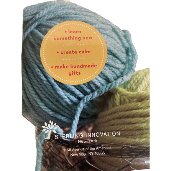 Learn to Knit kit Instruction Book Knitting tapestry Needles 10" x 3 1/2" x 6" - Picture 4 of 8